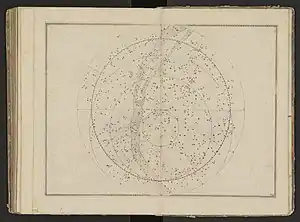 Image 29The Northern Hemisphere page from Johann Bayer's 1661 edition of Uranometria - the first atlas to have star charts covering the entire celestial sphere (from History of astronomy)