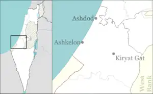 Ashkelon is located in Ashkelon region of Israel