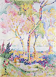 Jean Metzinger, c.1905-06, Nu dans un paysage, oil on canvas, 73 x 54&nbsp;cm. 2nd Daniel-Henry Kahnweiler Sale of Sequestered Art, Hôtel Drouot, Paris, 17–18 November 1921, reproduced n. 162