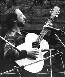 James on stage in Greenwich, England, 1982