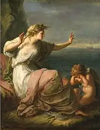 Ariadne Abandoned; by Angelica Kauffmann; before 1782; oil on canvas; 88 x 70.5&nbsp;cm; Gemäldegalerie Alte Meister, Dresden, Germany