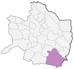 Location of Khaf County in&nbsp;Razavi&nbsp;Khorasan&nbsp;province