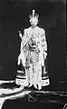 George V wearing the pre-1937 crown in 1911 in his coronation portrait