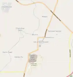 Location of Bhurch on map