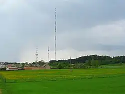 view of the RTCN Białystok in the village