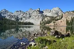 Alice Lake in the Sawtooth National Recreation Area in Blaine County.