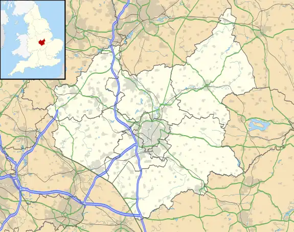 Enderby is located in Leicestershire
