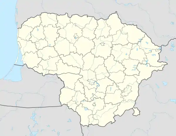 Juodkrantė is located in Lithuania
