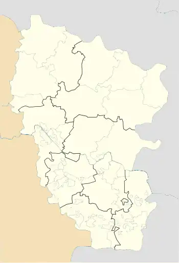 Zorynsk is located in Luhansk Oblast