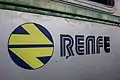 The Renfe trains displayed this logo from 1972 until 1989.
