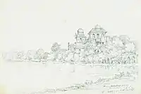 An Elliot sketch of Mandu, the Water Palace