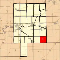 Location in LaSalle County