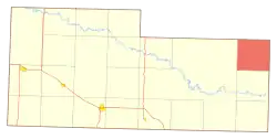 Location in Adams County
