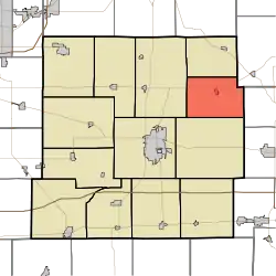 Location in Henry County