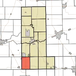 Location in Miami County