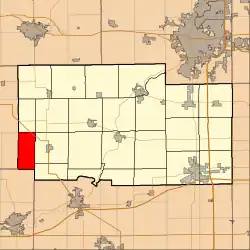 Location in Ogle County