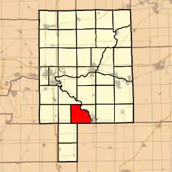 Location in LaSalle County