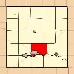 Location in Barton County