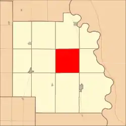 Location in Burt County