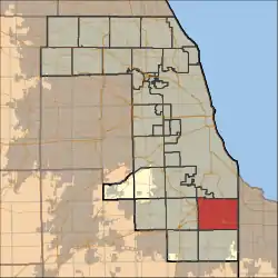 Location in Cook County