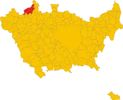 Legnano within the Province of Milan
