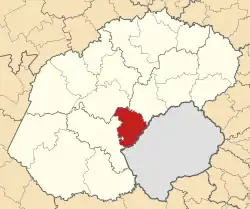 Location in the Free State
