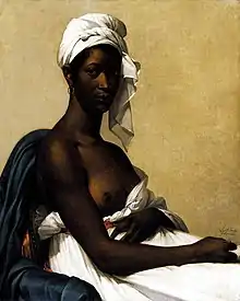 Portrait of a Black Woman, by Marie-Guillemine Benoist; 1800; oil on canvas; 81 x 65 cm; Louvre