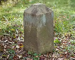 Western terminus of the Mason–Dixon line