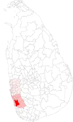 Location of Mathugama