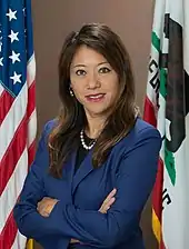 Fiona Ma;  California State Treasurer since January 2019. (BS)
