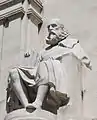 Stone sculpture of Miguel de Cervantes