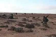 Moroccan Soldiers with Olive Drab Battle Uniform and SPECTRA helmet