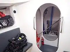 Forepeak and anchor locker access