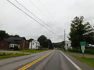 NY&nbsp;29 westbound entering Ephratah.