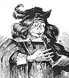 Petrescu Găină's portrait of Ion Brezeanu as Hamlet (October 1904)