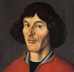 Image 34The Polish astronomer Nicolaus Copernicus (1473–1543) is remembered for his development of a heliocentric model of the Solar System. (from History of physics)