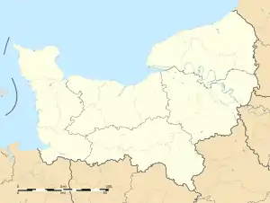Vernon is located in Normandy