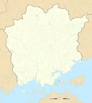 2020 Summer Paralympics torch relay is located in Okayama Prefecture