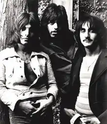 Left to right: Louis Dambra, Gary Justin, John Garner, c. 1971 (not pictured: Raymond Cozzolino)