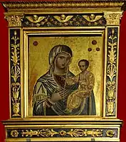 Icon of Our Lady of the Holy Rosary, crowned by the Vatican Chapter in 1640 as authorized by Pope Urban VIII