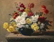 Astern in Vase, oil on canvas, 60 x 74&nbsp;cm, private collection