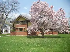 Peter A. Beachy House (1906), 238 Forest Avenue, by Frank Lloyd Wright, Oak Park, IL