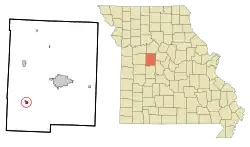 Location of Green Ridge, Missouri