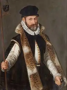 Portrait of Christian van der Goes, 1574, 91&nbsp;cm × 67.5&nbsp;cm, top right inscript. : "A: Dm 1575 - Aetatis 44"