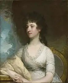 Lady Erskine (née Frances Cadwalader), by Gilbert Stuart (1802)