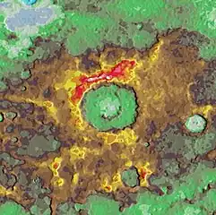 Topography of Raditladi