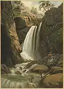 Rainbow Falls, Ute Pass, by Helen Henderson, 1878, Boston Public Library, Print Department