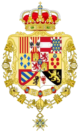 Coat of arms as King of Spain(1761–1788)