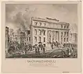 Ruins of the Merchant's Exchange N.Y. after the Destructive Conflagration of Decbr 16 & 17, 1835