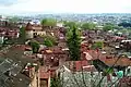 View of Old Tbilisi rooftops and the church